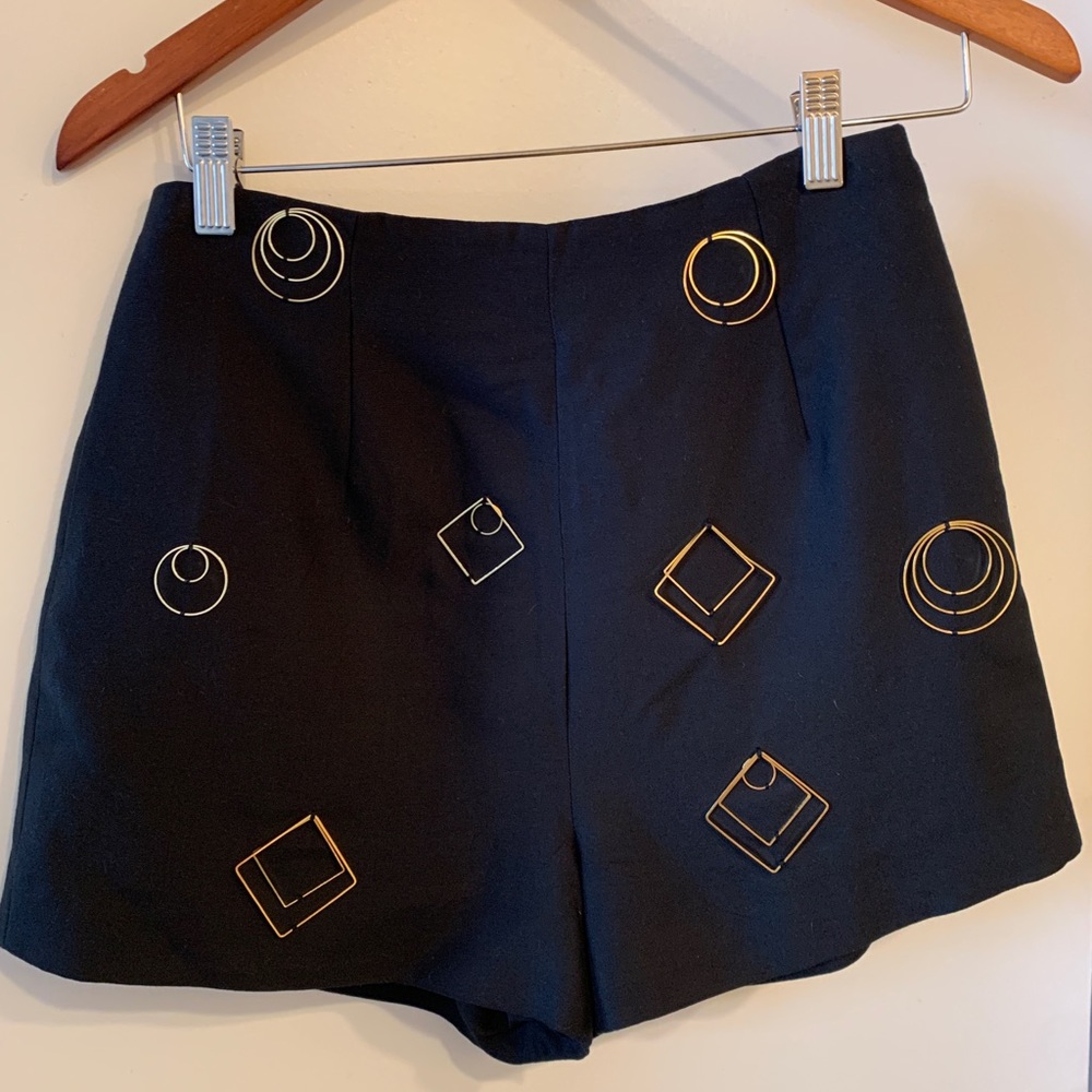 C/MEO ‘Charged Up’ Embellished High Waist Shorts